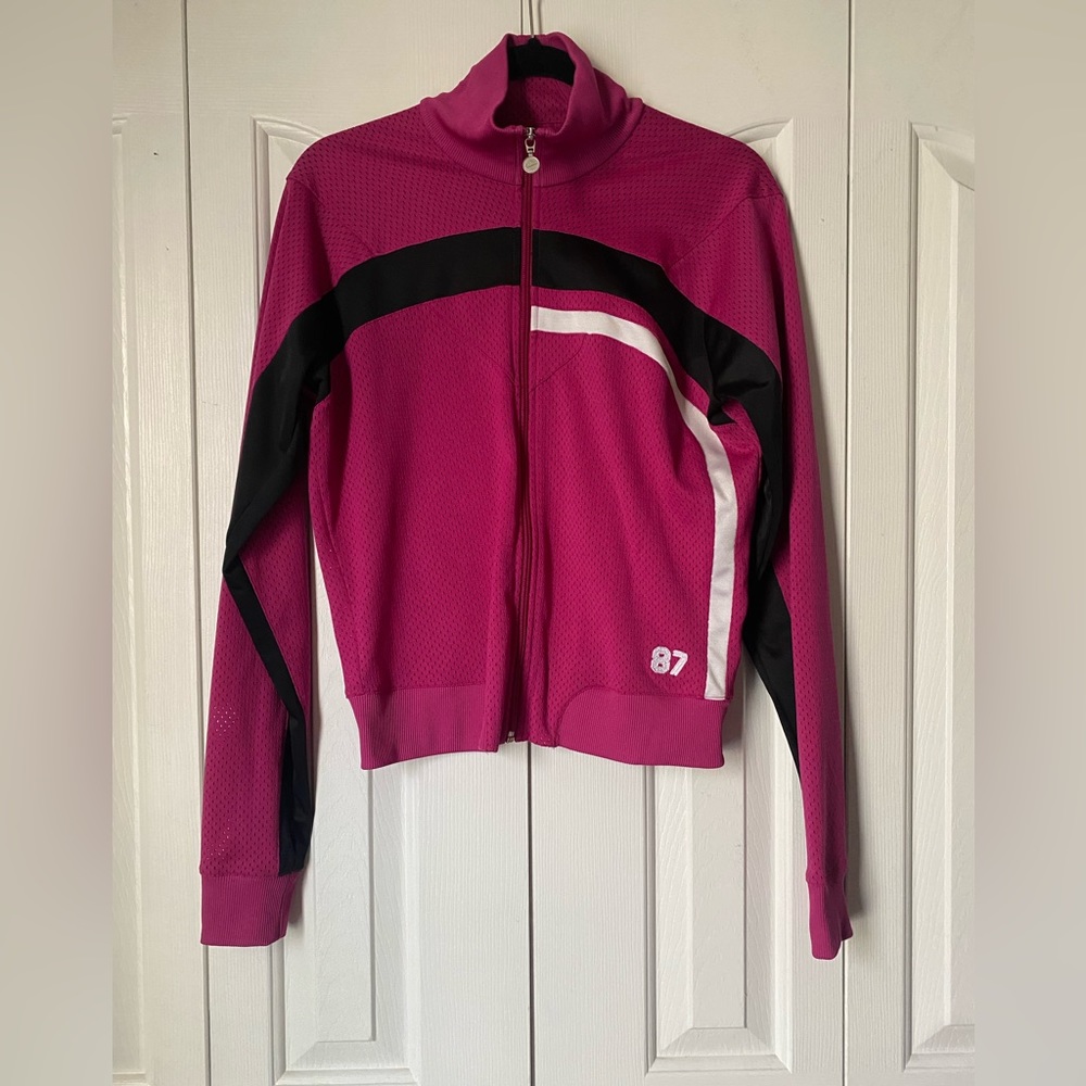 NIKE MESH WARM UP JACKET FULL ZIP UP- LARGE